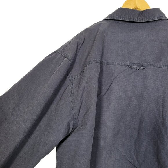 Mens Levi's Cotton Blend Sherpa Lined Navy Blue Utility Field Jacket Size XL - Picture 10 of 15